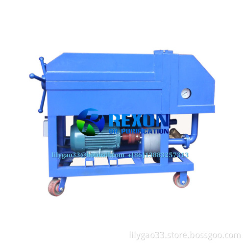 Plate Pressure Oil Purifier for Oil Filtration and Oil Recondition